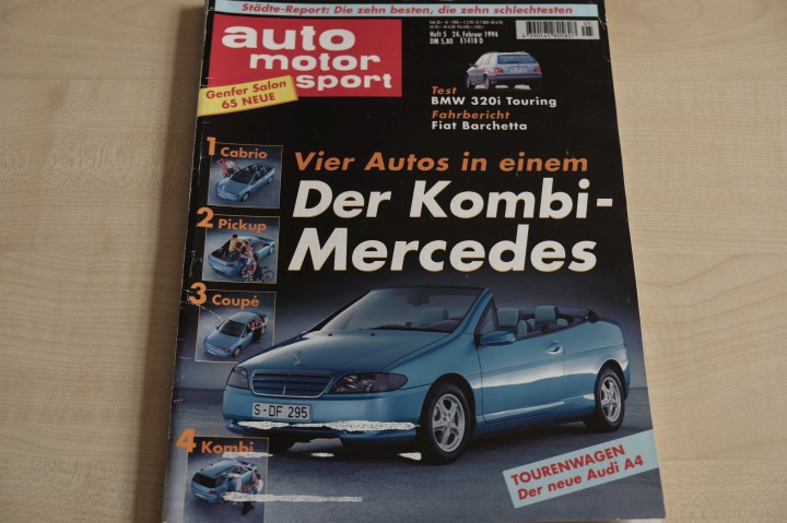 Deckblatt Auto Motor und Sport (05/1995)